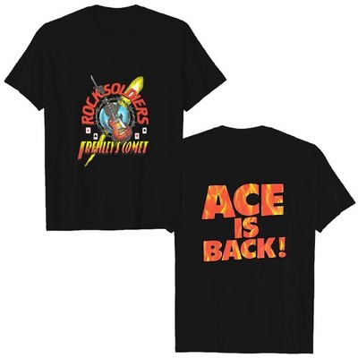 Vintage 80s ACE FREHLEY Frehley's Comet 1987 Rock Soldiers tour concert t shirt