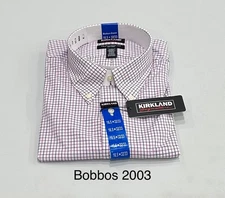 Kirkland Signature Men's Traditional Fit Non-Iron Dress Shirt, Multi, 16.5-32/33