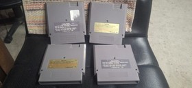 4 Nintendo NES games Demon Sword Dragon Warrior Ultima & Hydlide