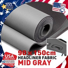 New Automotive flat knit Headliner Fabric with Foam Backing Car DIY Replacement
