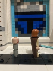 LEGO Star Wars 7133 Obi-Wan Kenobi Minifigure (TCS Custom) x2 Heads!  