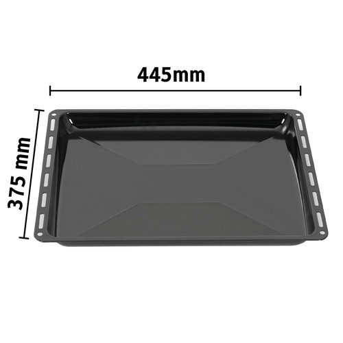 ICQN Fettpfanne 445x375x35mm für Whirlpool, Ignis, Bauknecht, emailliert - Bild 5 von 6