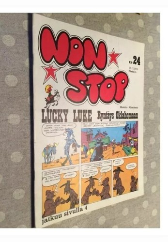 Tintin Lucky Luke 1976 Finnish Finland Comic Magazine + More Comics No 24
