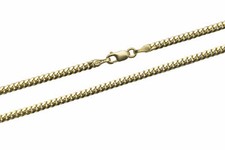 14k Solid Yellow Gold 2.7mm Men Women Miami Cuban Link Chain Necklace Sz 7"-30"