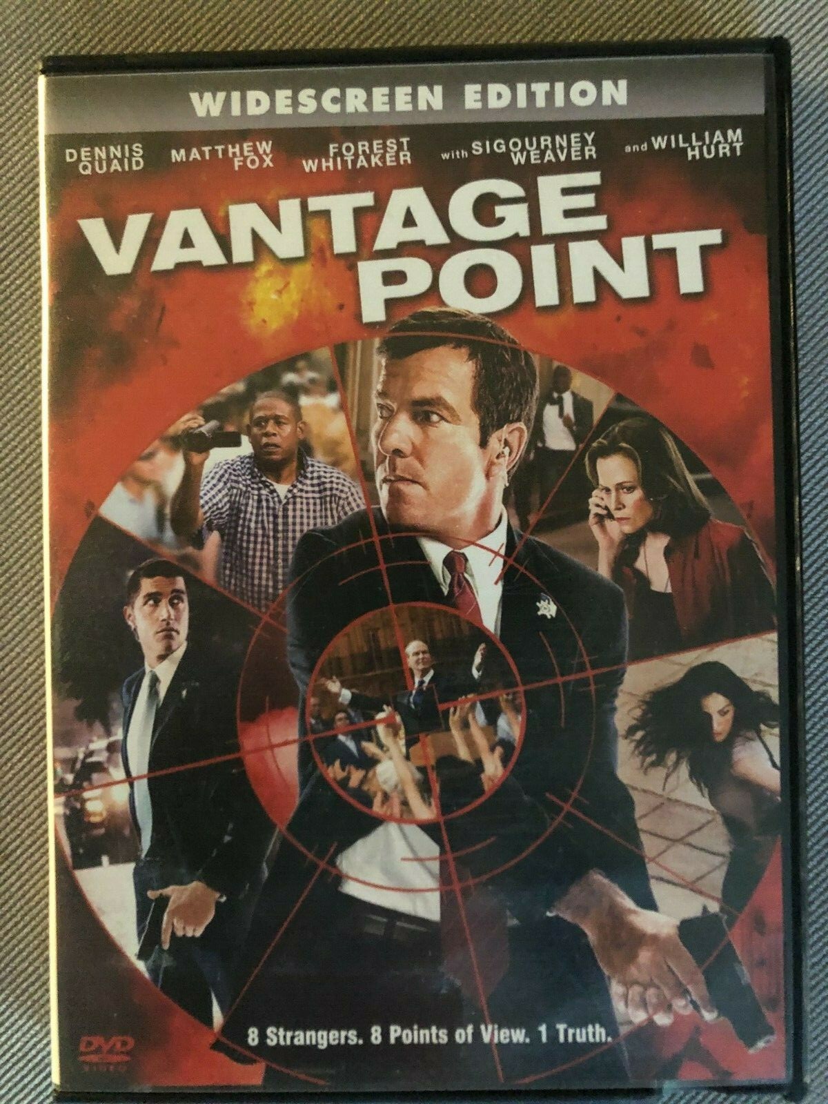 Vantage Point DVD 2008 Dennis Quaid Matthew Fox Forest Whitaker