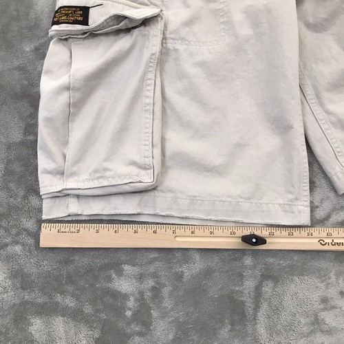 Polo Jeans Cargo Shorts Mens 40 Tan Ralph Lauren Military Surplus Y2K Baggy - Picture 9 of 9