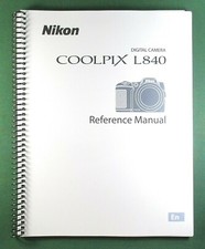 Nikon CoolPix L840 User's / Instruction: 176 Pages  Protective Covers