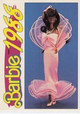 1991 Action/Panini Another First For Barbie 1988 #149 Black Perfume Pretty Barbi
