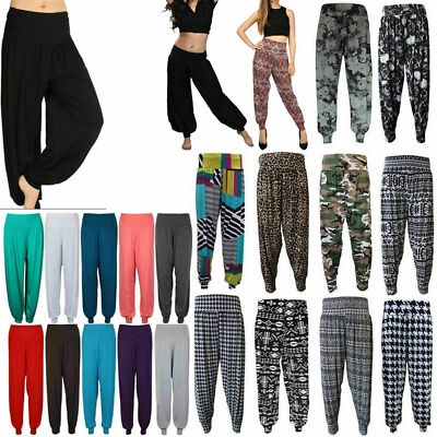 Damen Ali Baba Haremshose Hose Leggings Damen Baggy Aladin Boho Hippie