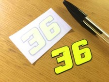 Joan Mir Number 36 Race Numbers - (Very Small Pair) - UK SELLER