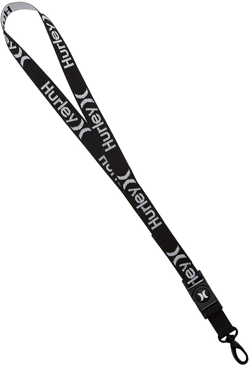 Hurley One and Only Lanyard With Rotating/Removable End Clip