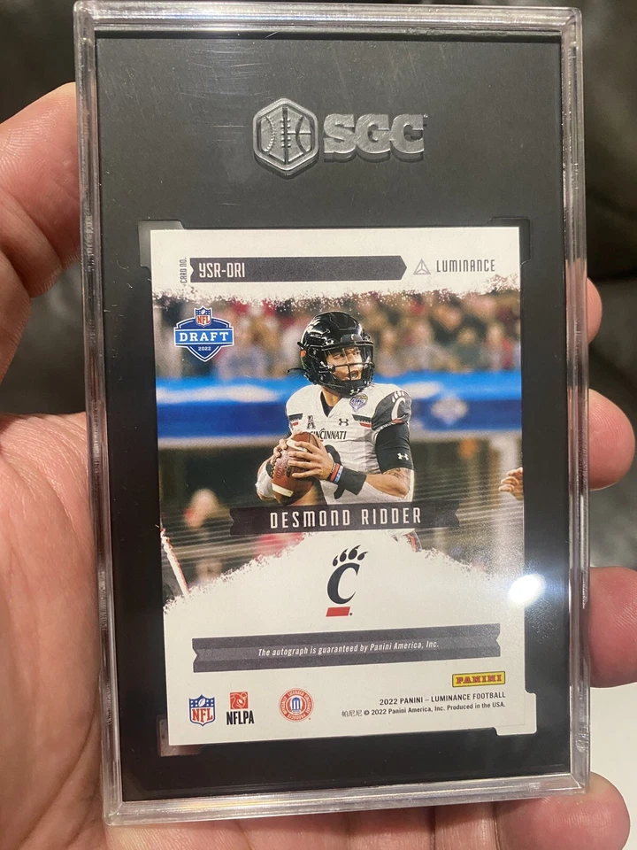 2022 Panini Luminance Desmond Ridder Year One Signatures Gold SGC 10/9 RPS Ed. - Image 2 of 3