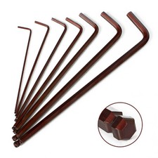 Long Arm 0.7-19mm Allen Keys Metric Ball End Point Hex Wrench Steel Hexagon Key