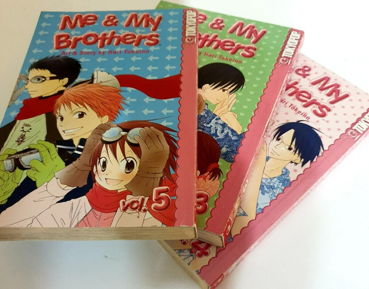 Me And My Brothers Manga Me And My Brothers Manga Volumes 3,4,5 Tokeino Hari Lot Of 3 Tokyopop  Graphic | eBay