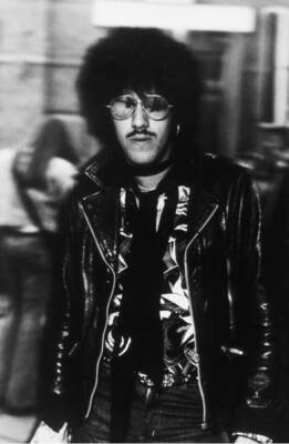 Bassist And Singer Phil Lynott Of Rock Group Thin Lizzy 1975 Old Music Photo 1
