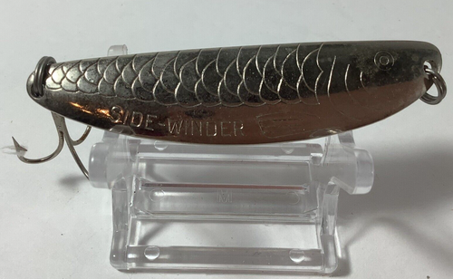 Vintage Side-Winder Metal Spoon Fishing Lure, Silver - Picture 2 of 3