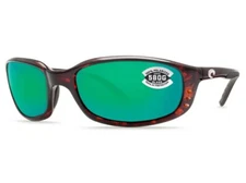 Costa Del Mar Brine Tortoise / Green Mirror POLARIZED 580 Glass 580G BR10OGMGLP