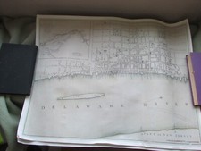  RARE 1776 Map of Philadelphia , Pennsylvania | Survey Map-ready to frame.