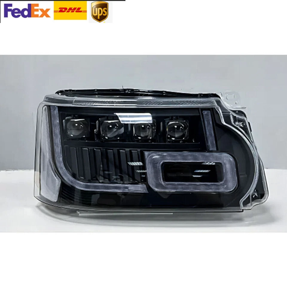 2PC For Land Rover Range Rover Vogue L405 2010-2013 LED Headlight Assembly - Image 2 of 4