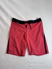 Hang Ten Pink Black Surf Shorts Water Proof Men's 32 