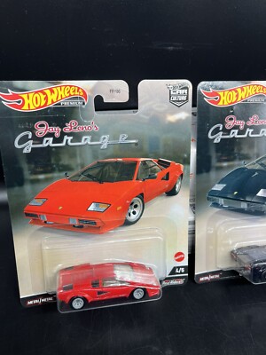 Hot Wheels Jay Leno Chase Lamborghini Countach Chase and Red main