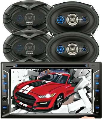 Audiotek AT-D75ML  MirrorLink Android & IOS+ 4x Blaupunkt GTS692M 6''x9'' Speakers