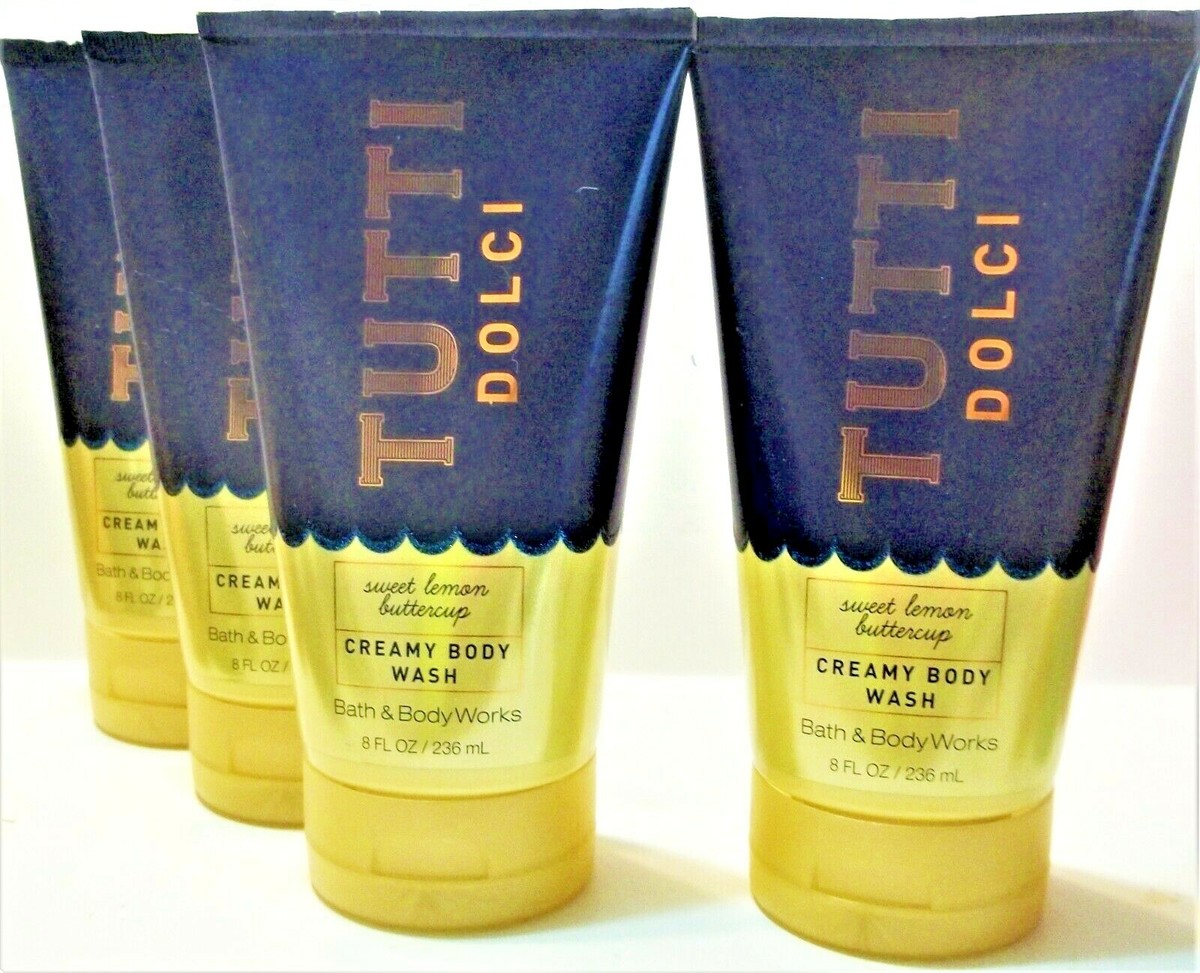 Bath Body Works Tutti Dolci SWEET LEMON BUTTERCUP Creamy Body Wash