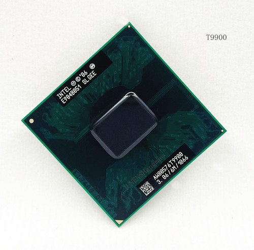 Processeur d'ordinateur portable Intel Core 2 Duo T9900 3,06 GHz double cœur 6M (SLGEE) socket478 - Photo 1/5