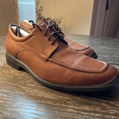 Cole Haan Air Lace Up Loafers Mens Size 10.5 M Brown Leather 