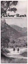 Vintage Eaton's Ranch Wolf Wyoming USA Travel Tourist Brochure 1958
