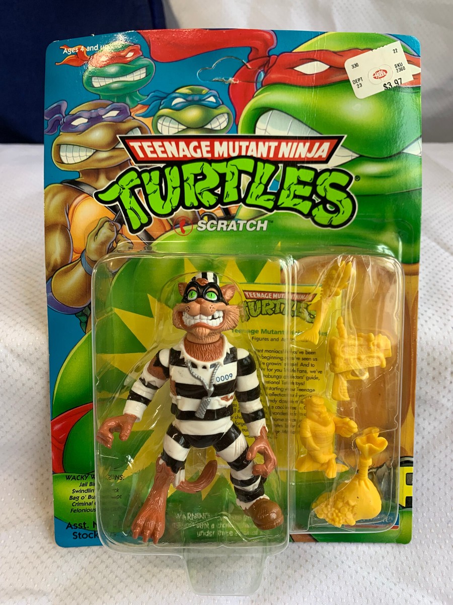 1993 Playmates TMNT SCRATCH Action Figure in Blister Pack