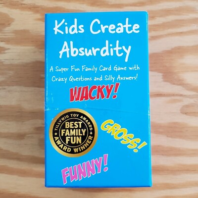 Kids Create Absurdity Hilarious Question And Answer Game 2015-2019 Card Game  D