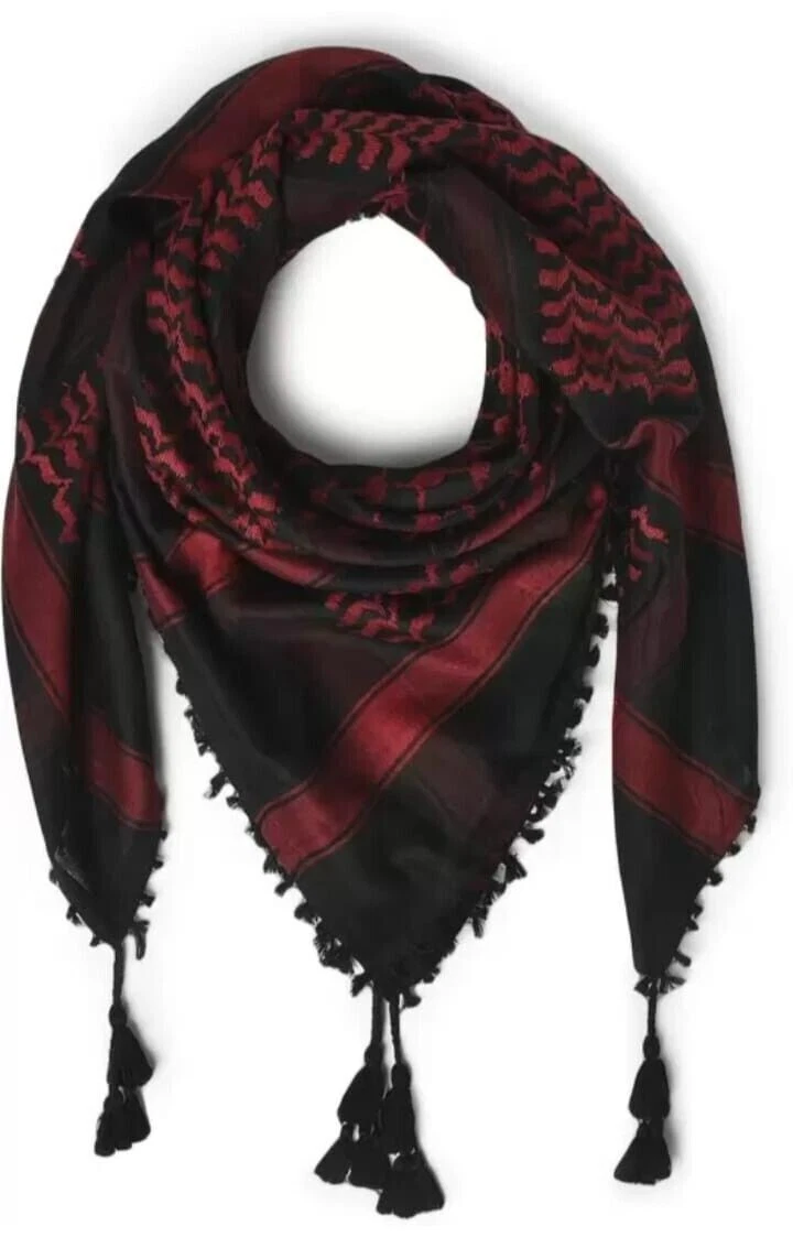Scarf Palestine Style Shemagh Head Neck Scarf Neck Wrap scarكوفيه فلسطينيه اردني