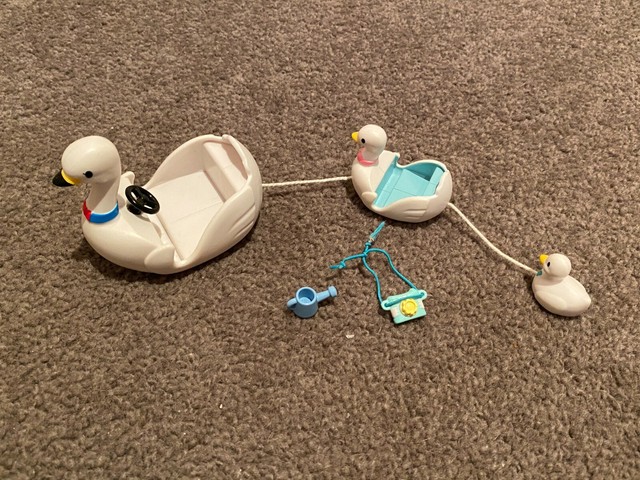 sylvanian families swan boat set