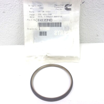 15L Cummins ISX QSX Exhaust Manifold Seal GENUINE | 3683940 | OEM