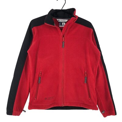 COLUMBIA Full Zip Core Fleece Strickjacke Damen Rot Größe S
