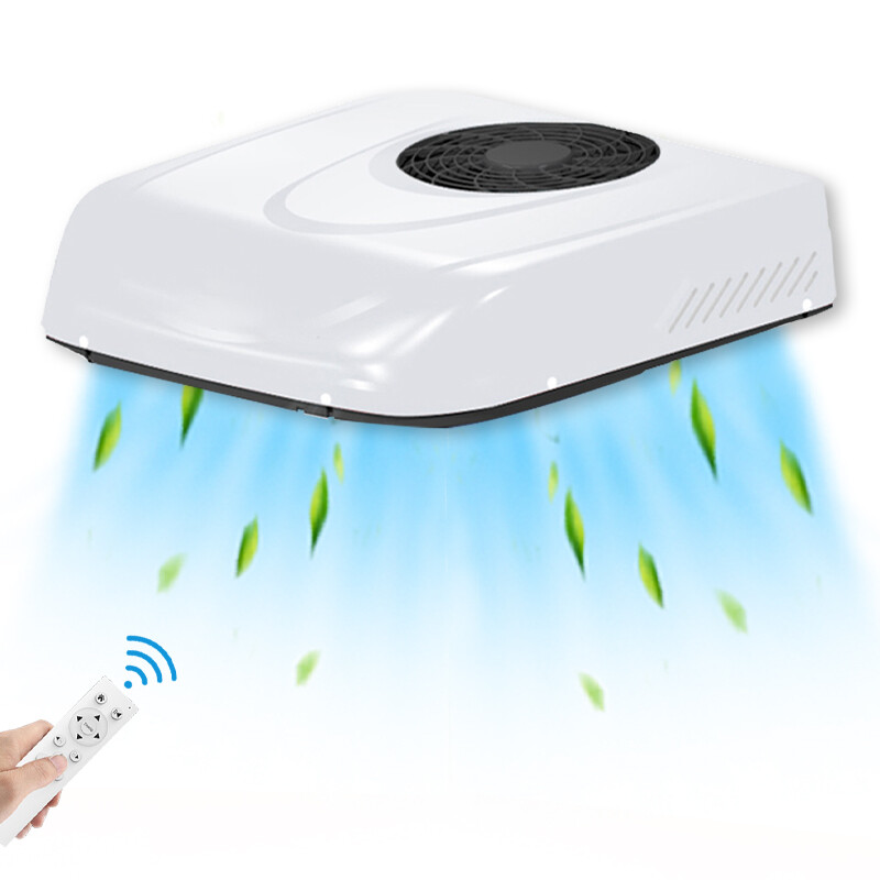 12V Electric Truck Rooftop RV Air Conditioner AC Unit Cooling For Car Motorhome