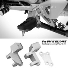 Kit de soportes de descenso de reposapiés reposapiés para conductor reposapiés para BMW R1200RT