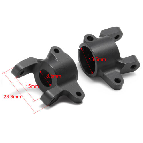 1 paio di nocche sterzo anteriore coppa posteriore mozzo a C per RC 1:10 ASSIALE SCX10II 90046 47 - Foto 16 di 19