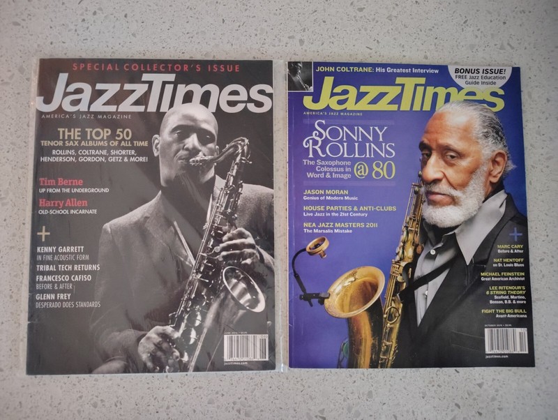 JAZZ TIMES MAGAZINE LOT 2 Sonny Rollins SEALED 6/2012 + Coltrane Interview 2010