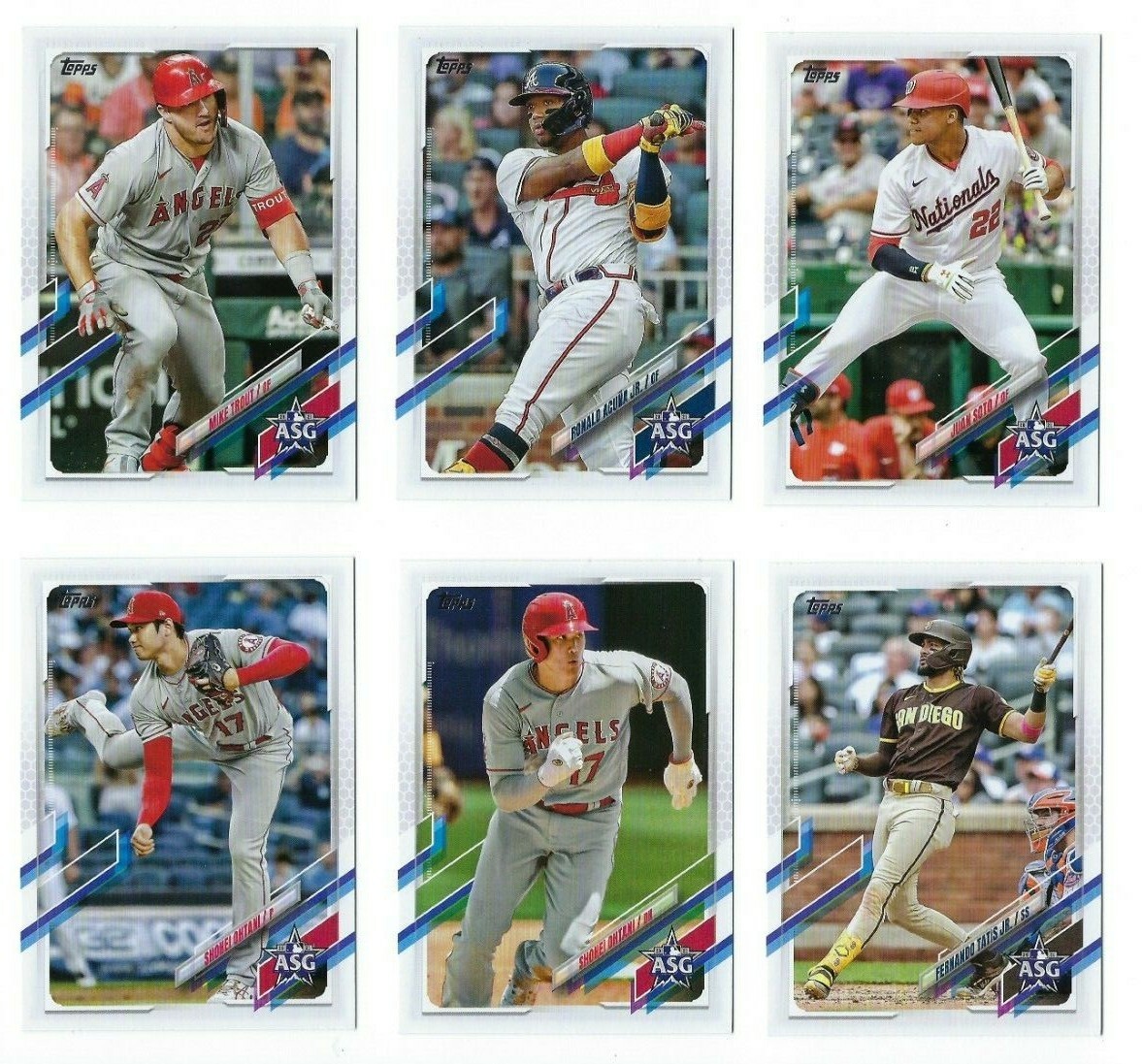 2021 MLB All-Stars Insert 2021 Topps Update Series Complete