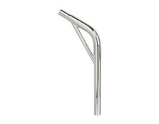 CROMO Bicycle SEAT POST Lay Back SUPPORT 25.4MM Cruiser Bikes CHROME