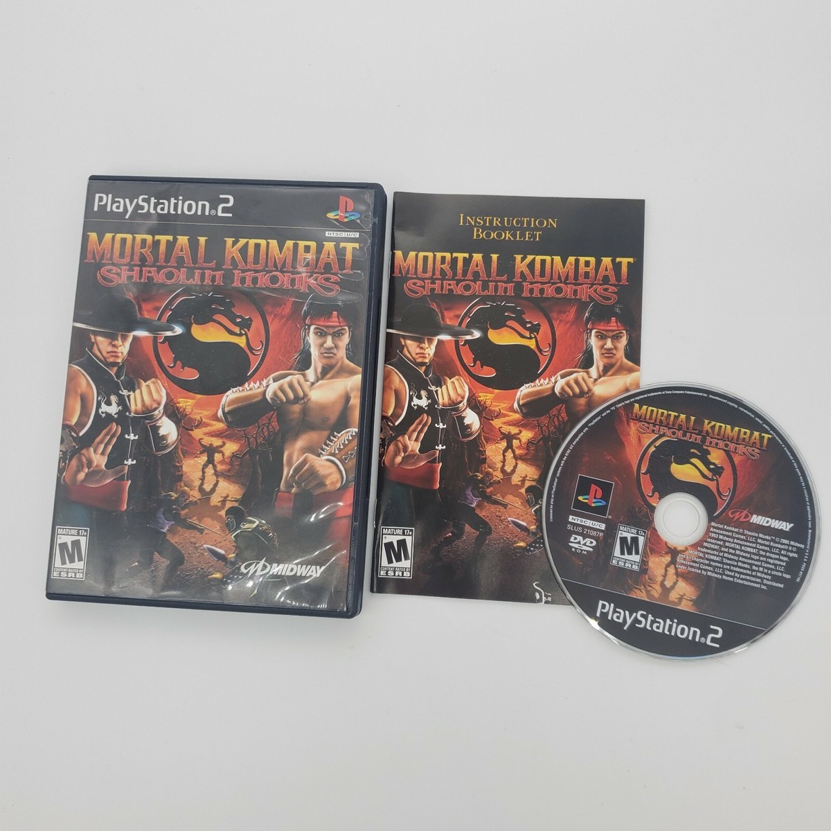 Mortal Kombat Shaolin Monks (Playstation 2 PS2) Complete