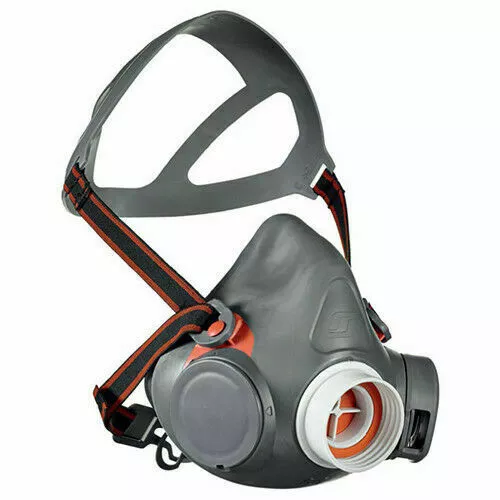 Scott AVIVA 40mm Half Mask Respirator Size L PF10 P3 R Filter Bio Gas Protection - Picture 2 of 9