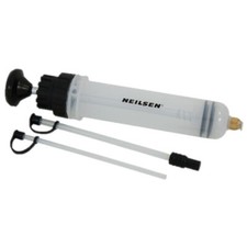 Neilsen Oil Fluid Extractor Refill Hand Pump Syringe Bottle Car Boat Van