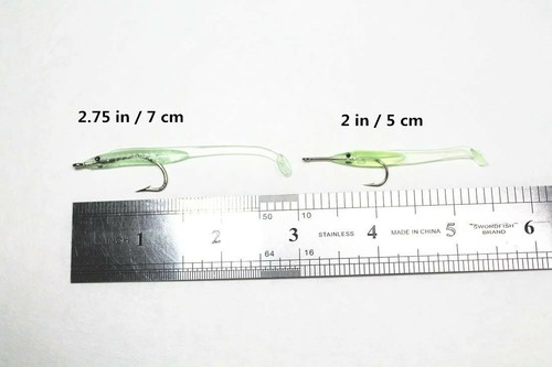 10 Stück Glühaal Angelköder Gummiwurm Barsch Kurbel Köder Outdoor Angeln - Bild 5 von 13