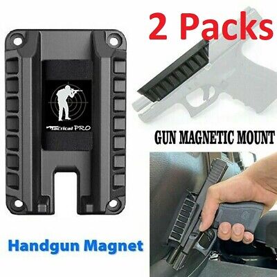 Pack of 2 Gun Magnet Mount, Quick Draw Loaded Magnetic Holster Concealed  Holder. | eBay