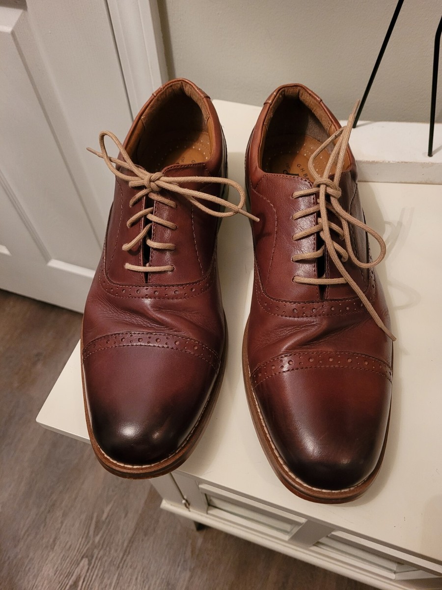 Bass Brown Leather Chase Oxford Shoes, size 10.5 Men main image 2