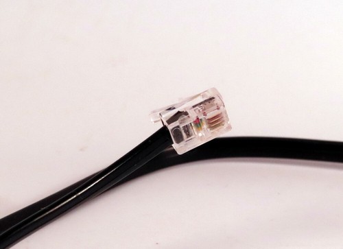RJ9 MALE TO 2 FEMALE TELEPHONE SPLITTER ADAPTER, 30" LENGTH EXTENSION CORD - Zdjęcie 2 z 2