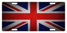 United Kingdom Uk Flag Custom License Plate Union Jack Emblem Metal Version United Kingdom Uk Flag Custom License Plate Union Jack Emblem Metal Version